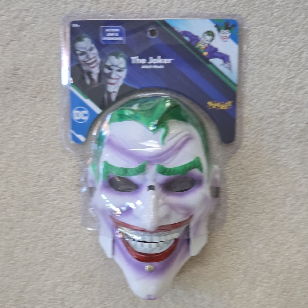 DC Joker Mask with Green and Purple Highlights